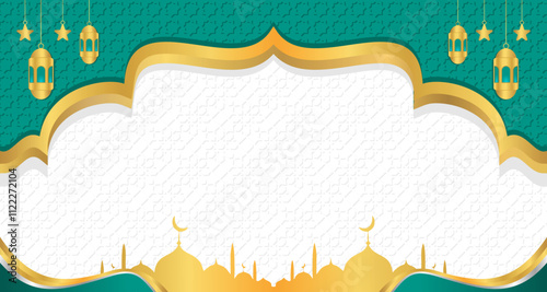Arabesque ramadan ramazan with ramadhan lantern ornamental islamic background eid mubarak