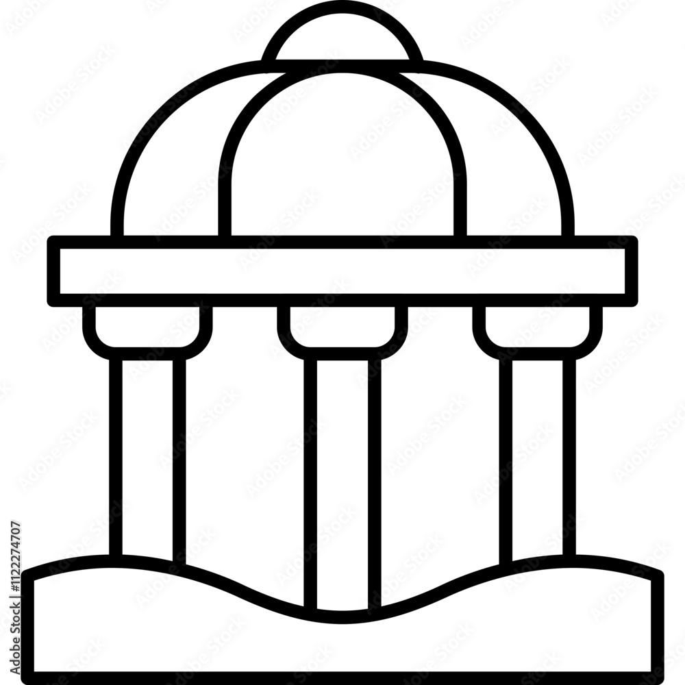 Fototapeta premium Pavilion Icon