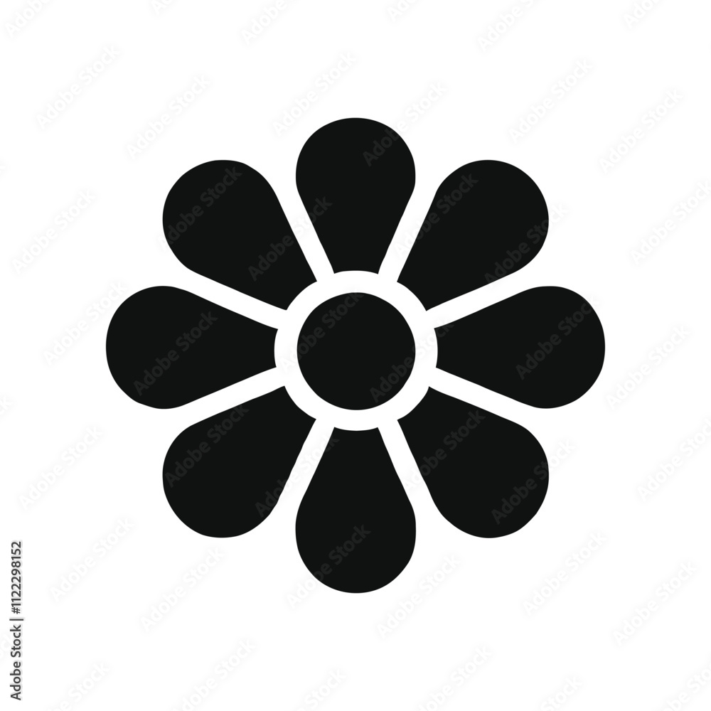 Obraz premium Flower Power Silhouette