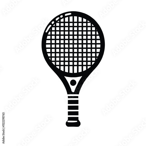 Tennis Racket Silhouette