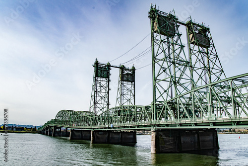 Oregon-Washington Bridge in Vancouver, Washington Over Columbia River