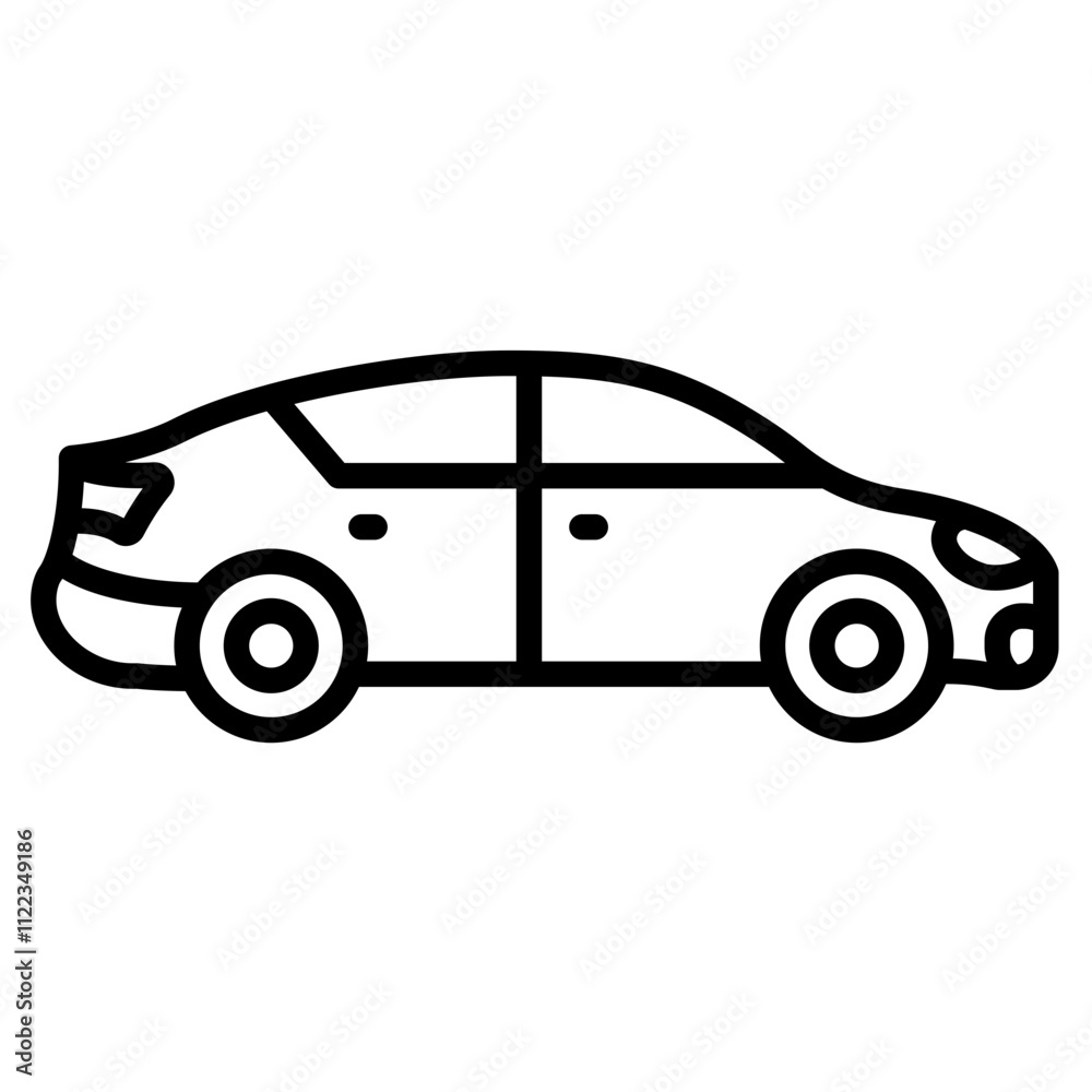 Fototapeta premium Municipal Auto icon