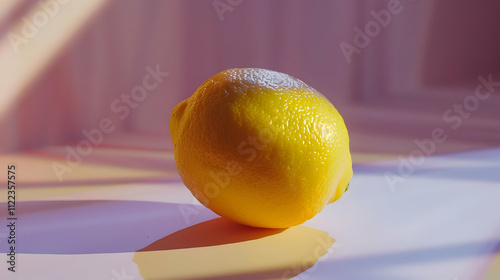 Vibrant Lemon Still Life Illustration
