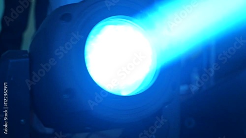 Professional LED spot moving head light. Selective focus.