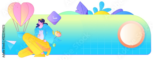 3.12 International Women's Day professional women flat character vector concept operation hand drawn illustration
