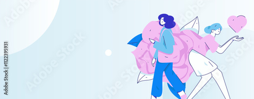 3.12 International Women's Day professional women flat character vector concept operation hand drawn illustration
