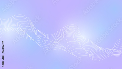 Wavy abstract background, a...