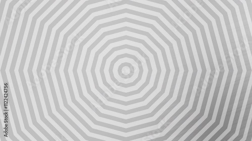 Grey tetradecagons layered create a textured optical illusion. modern geometric animated background. Perfect for backgrounds, digital designs, abstract concepts, and geometric patterns. photo