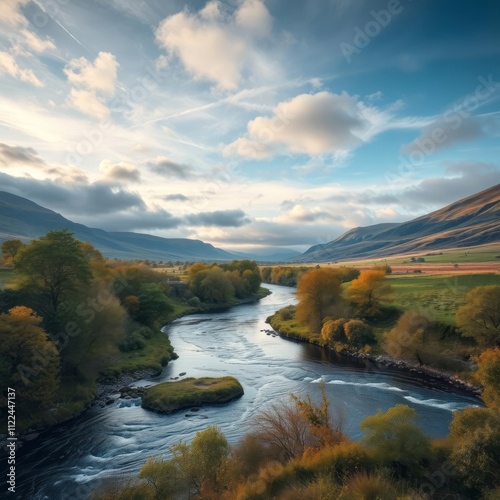 River taff River landscapes Ultra realistic Photorealistic landscape photographywater travel sky beautiful tourism outdoor photo