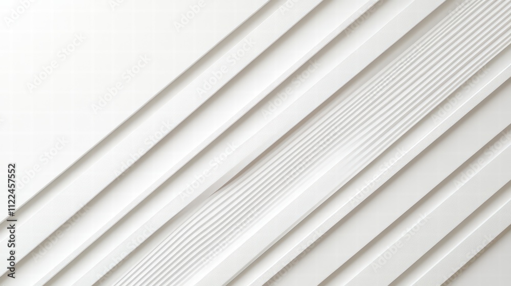 Obraz premium White Textured Background with Diagonal Lines and Patterns