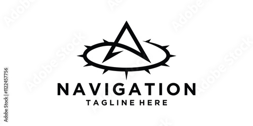 navigation logo design,north,symbol,icon,idea,creative