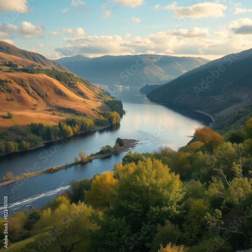Scenic view of the river dee at llangollen in wales River landscapes Ultra realistic Photorealistic landscape photographywater travel sky beautiful tourism outdoor
