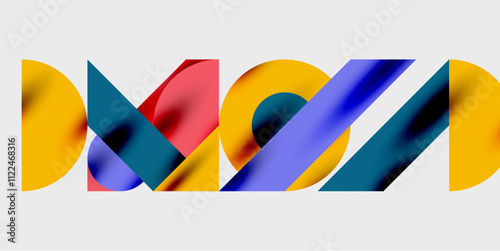 Vibrant abstract background circles with smooth gradients, creating a dynamic and modern design. Ideal for creative, tech, or contemporary-themed projects