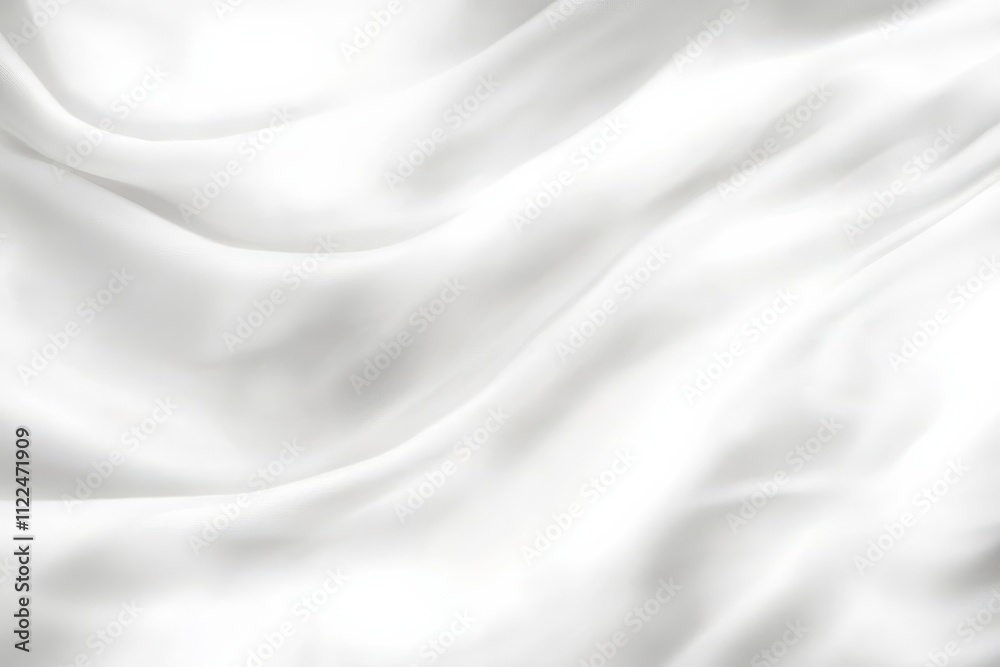 Fototapeta premium Subtle variations in white fabric cloth texture offer a unique aesthetic.