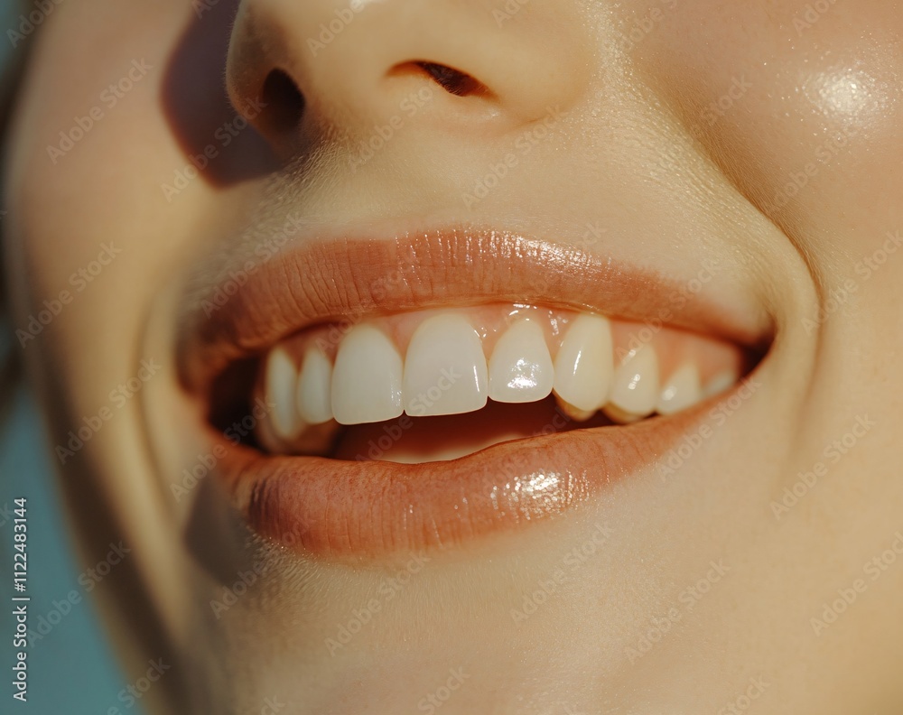 Fototapeta premium close up of a woman smiling