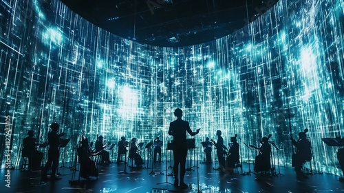 Holographic Concert Performance in the Future photo