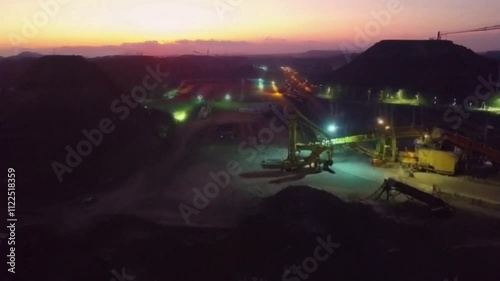 the activities in the coal mine are very cool