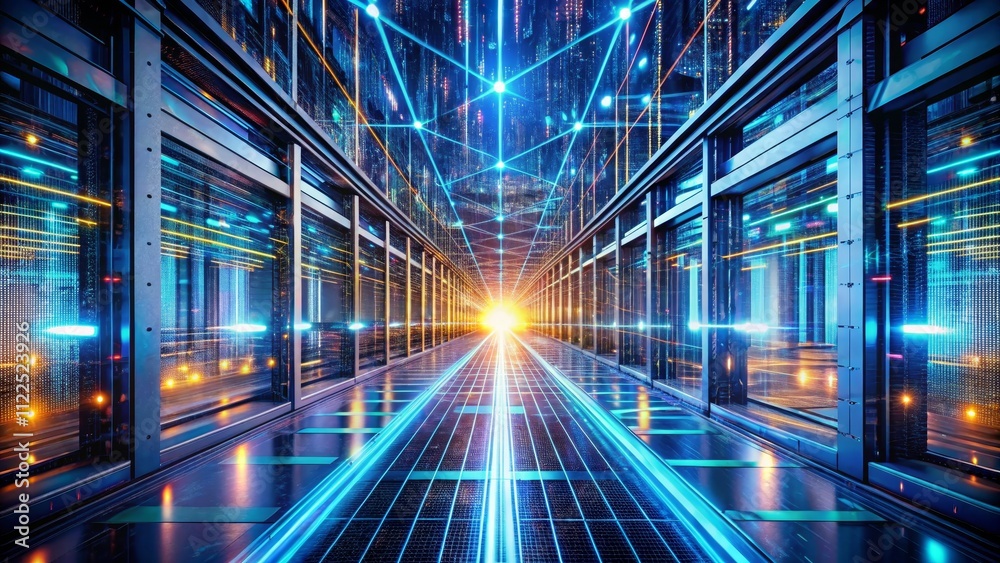 Obraz premium Secure, scalable cloud backup with intelligent data sync, ensuring future-proof data protection.
