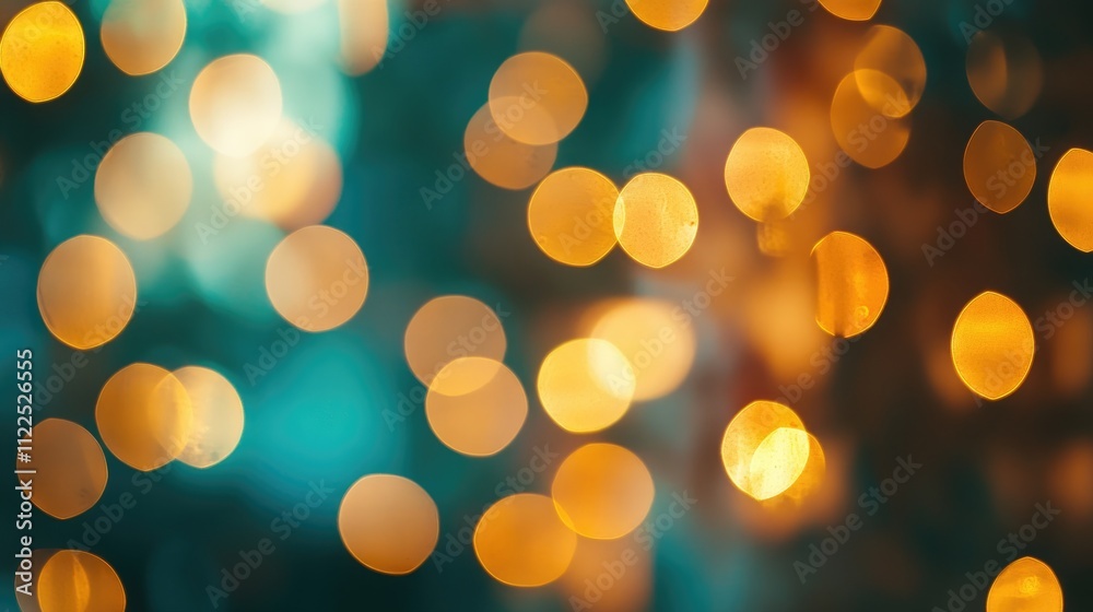 Fototapeta premium Abstract Blurred Bokeh Light Background