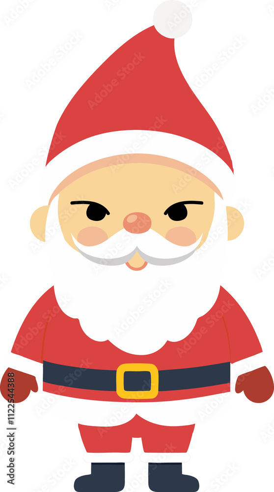 Cute Santa Claus cartoon, merry christmas