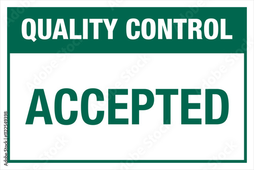 08 Green Quality Control Labe...