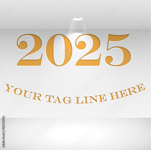 2025 in best white background