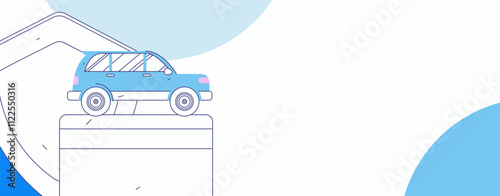 Buy insurance for car flat character vector concept operation illustration
