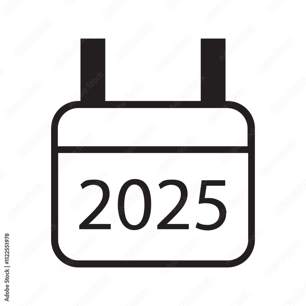 Obraz premium new year calendar vector