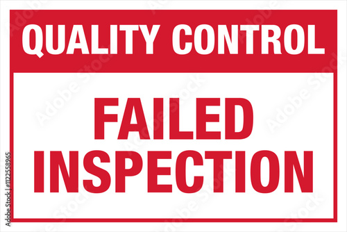 29 Red Quality Control Label ...