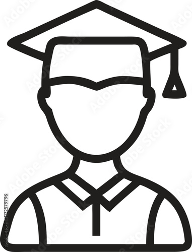 Male Graduate Icon