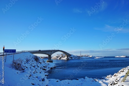Beautiful bridge at Norway. 