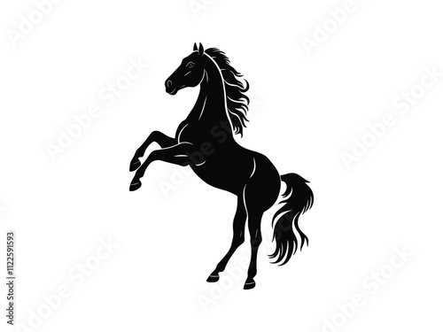 Majestic Horse Silhouettes Stunning Animal Clipart for Creative Projects
