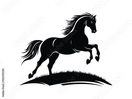 Majestic Horse Silhouettes Stunning Animal Clipart for Creative Projects