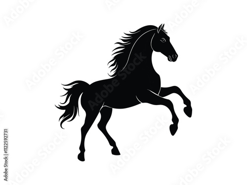 Majestic Horse Silhouettes Stunning Animal Clipart for Creative Projects