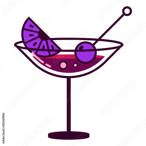 Cocktail Drink Illustration