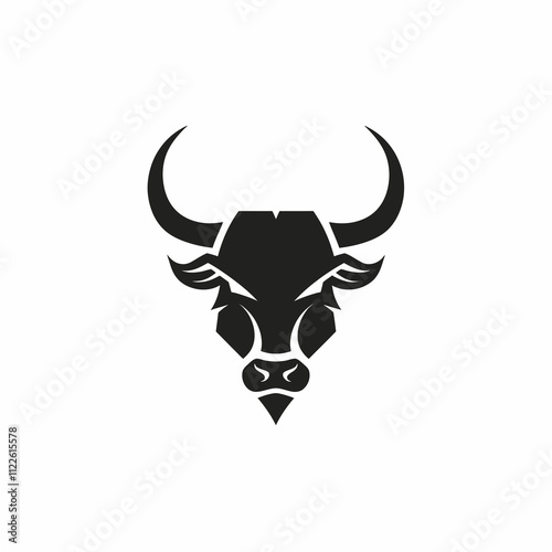 Bull Aggressive silhouette vector illustration