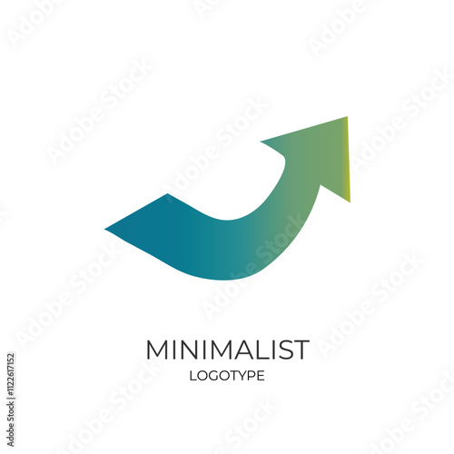 Arrow sign Logo template