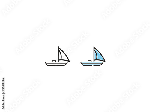 Cruise, steam boat, steam ship, boat icon vector icon illustration on a white background