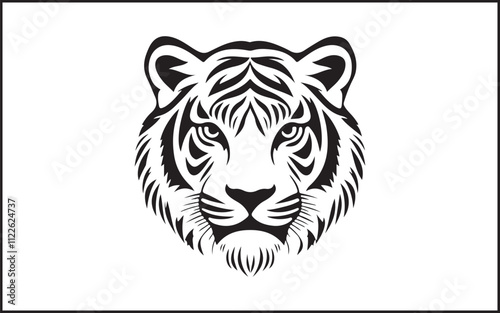 tiger head vector