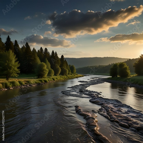 Stunning River Landscapes Featuring Scenic Views, Flowing Water, and Natural Beauty
