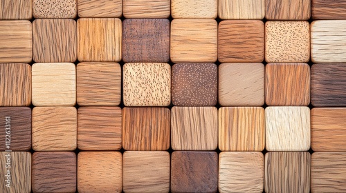 Wooden Cubes Texture  Natural Wood Block Background  Craft  Design