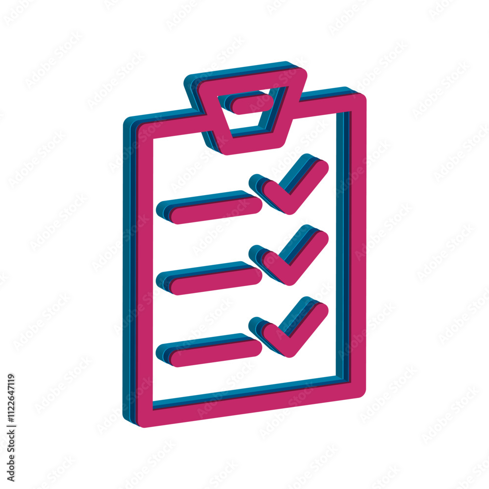 Checklist icon design template Checklist icon design template