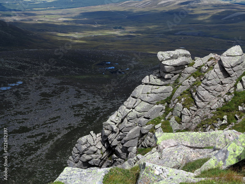 Ascent of Lochnagar from Spital of Glen Muick - Cairngorms National Park - Aberdeenshire - Scotland - UK photo