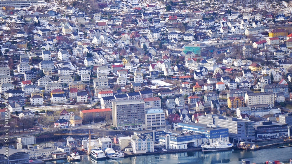 Buildings in the city at Norway.