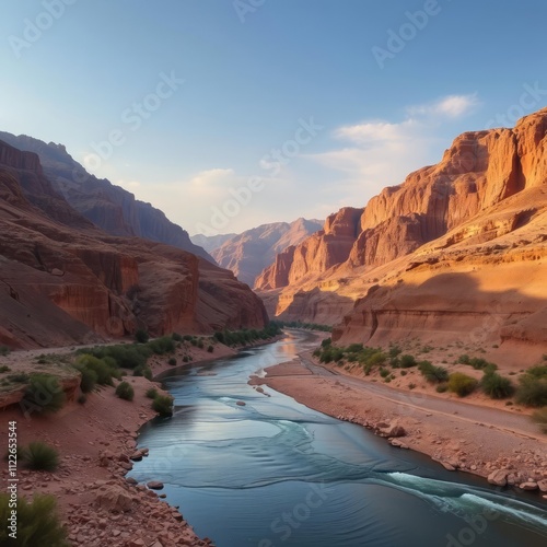 Wadi ash shab oman River landscapes Ultra realistic Photorealistic landscape photographywater travel sky beautiful tourism outdoor photo