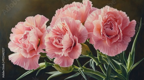 Pink carnations, representing gratitude and admiration, perfect for Mother's Day celebrations