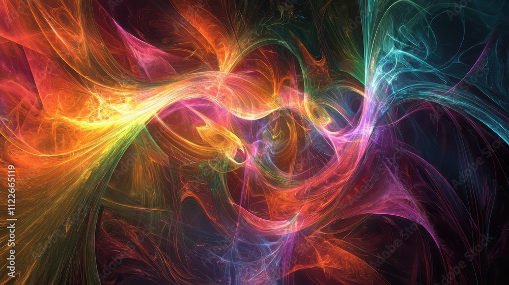 Fototapeta premium Transforming neuroplasticitydynamic visualization of a brain in light abstract environment conceptual perspective