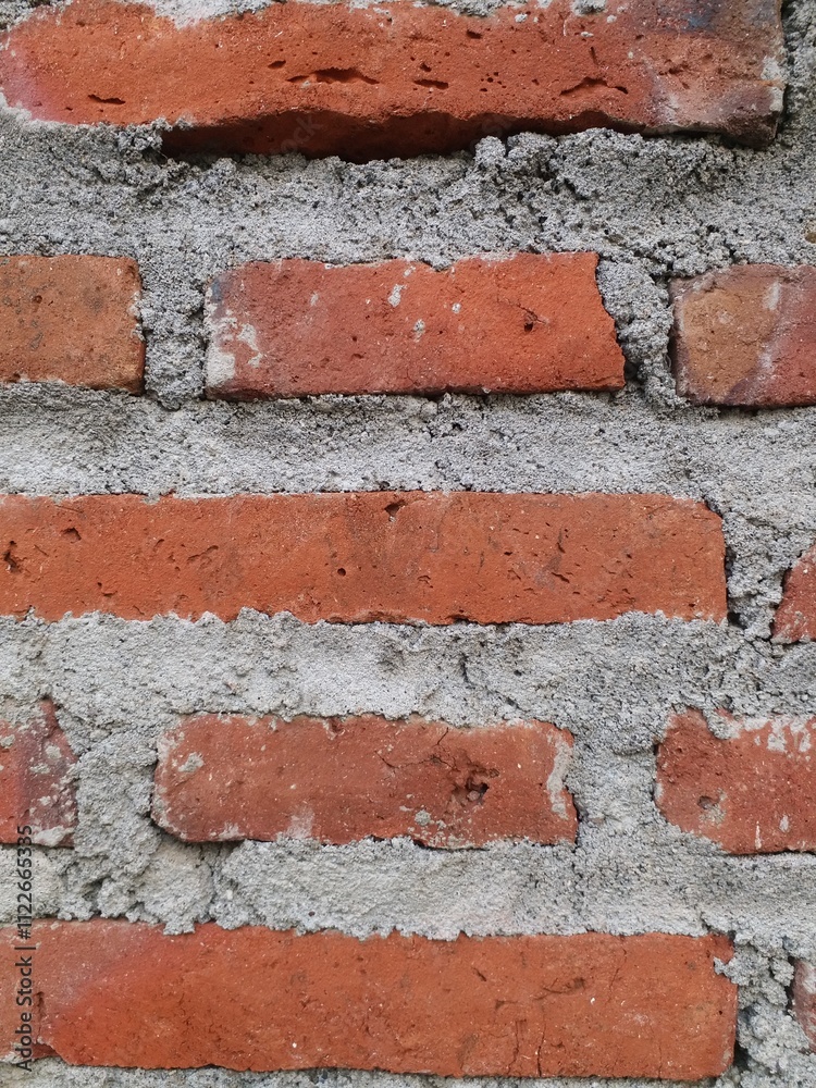Obraz premium brick house wall background aesthetics 
