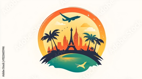 generate a logo for a travel company called TravelCapades 