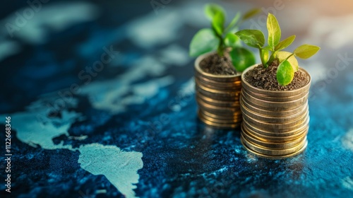 innovative low-carbon policies crucial for maintaining export revenue and economic in blue background 